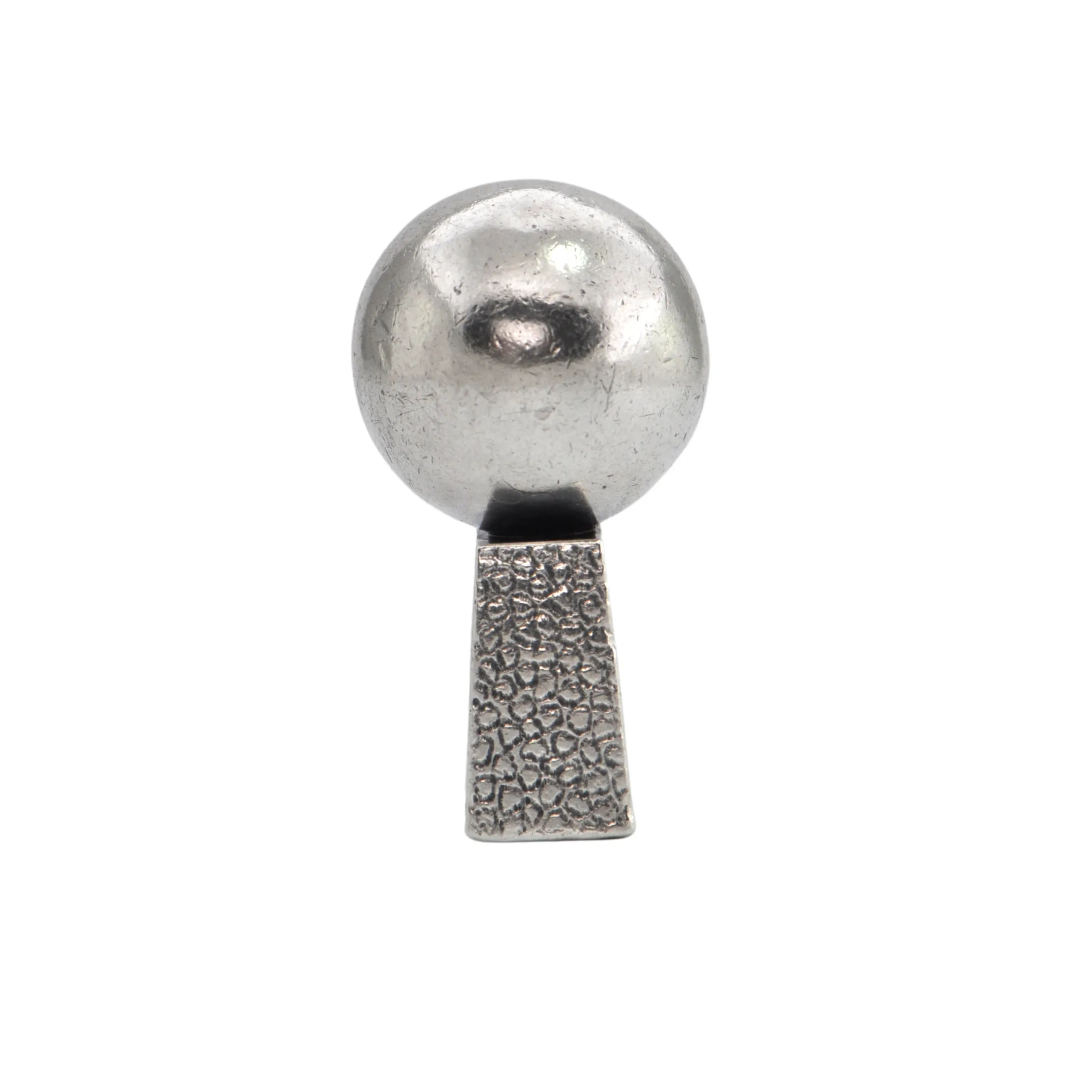 Estate Signed Walter Schluep Sterling Ball Ring