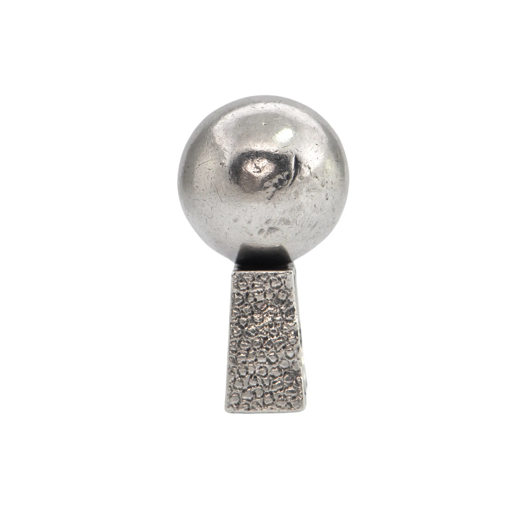 Estate Signed Walter Schluep Sterling Ball Ring