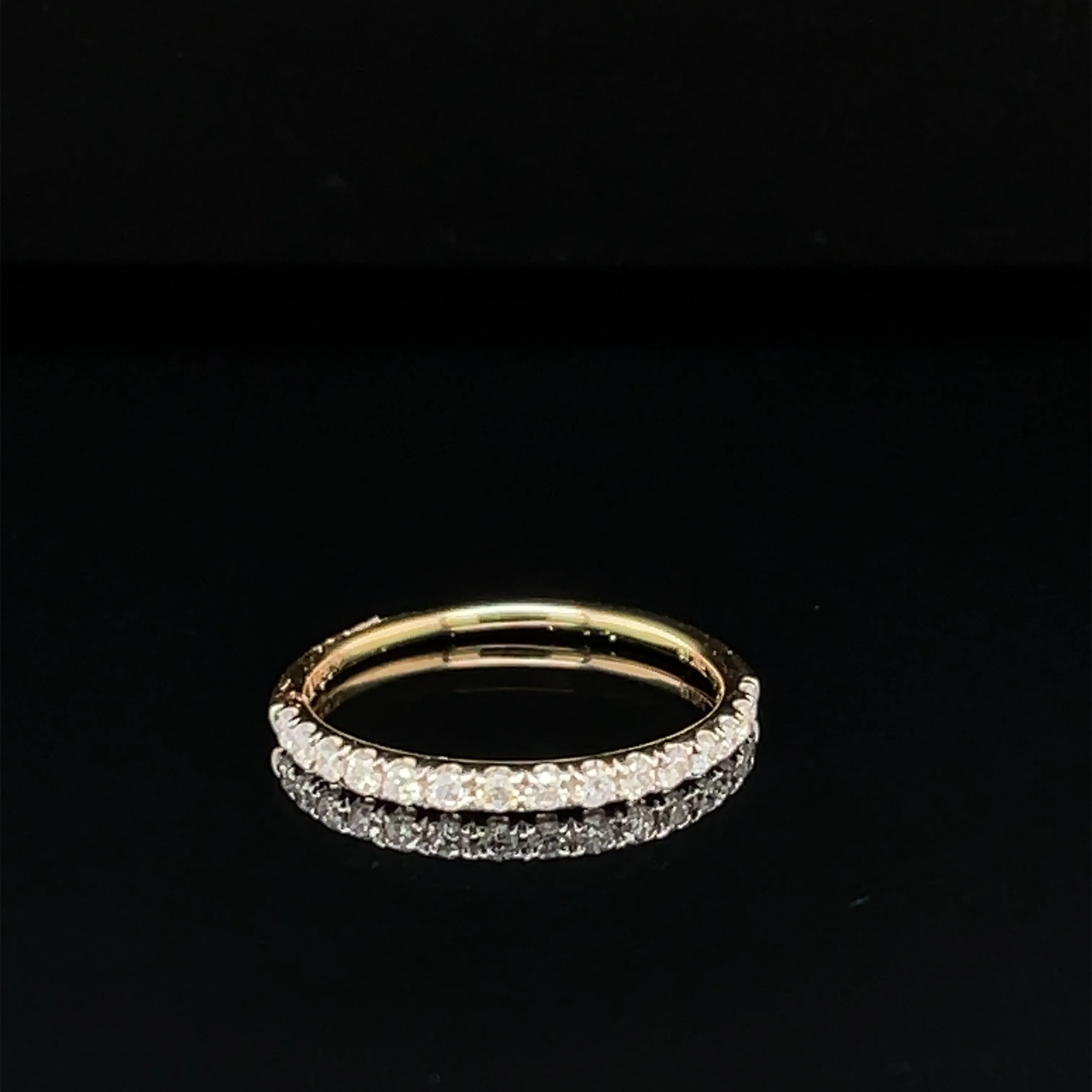  Eternity Diamond Classic Wedding Band in 18k Yellow Gold - (#226 - HRDIA004752)