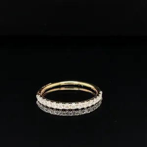  Eternity Diamond Classic Wedding Band in 18k Yellow Gold - (#226 - HRDIA004752)