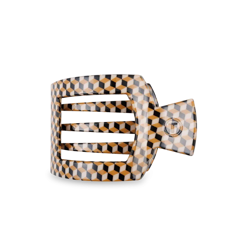 Flat Square Medium Hair Clip Teleties