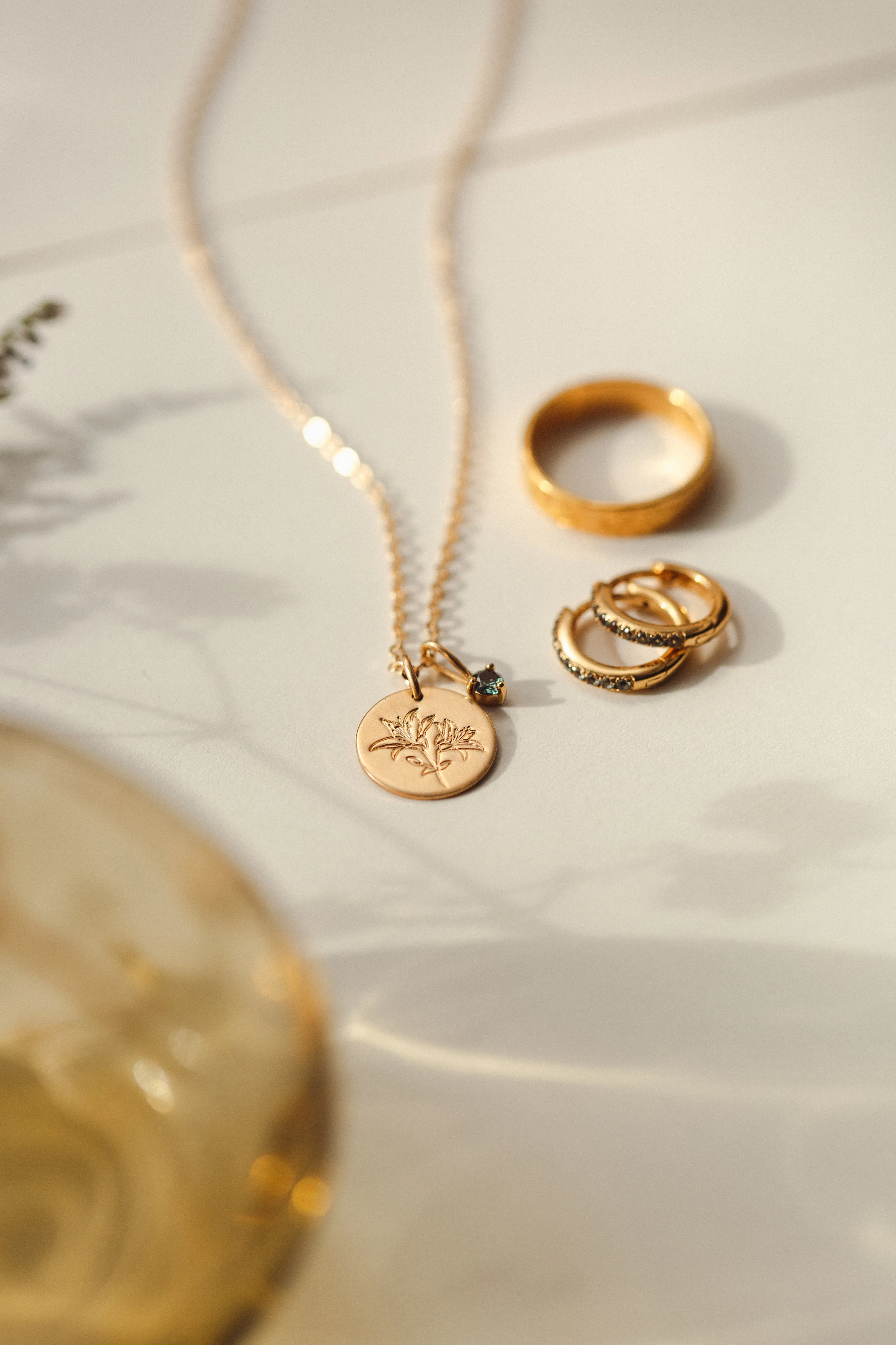 Flora Birthstone Necklace