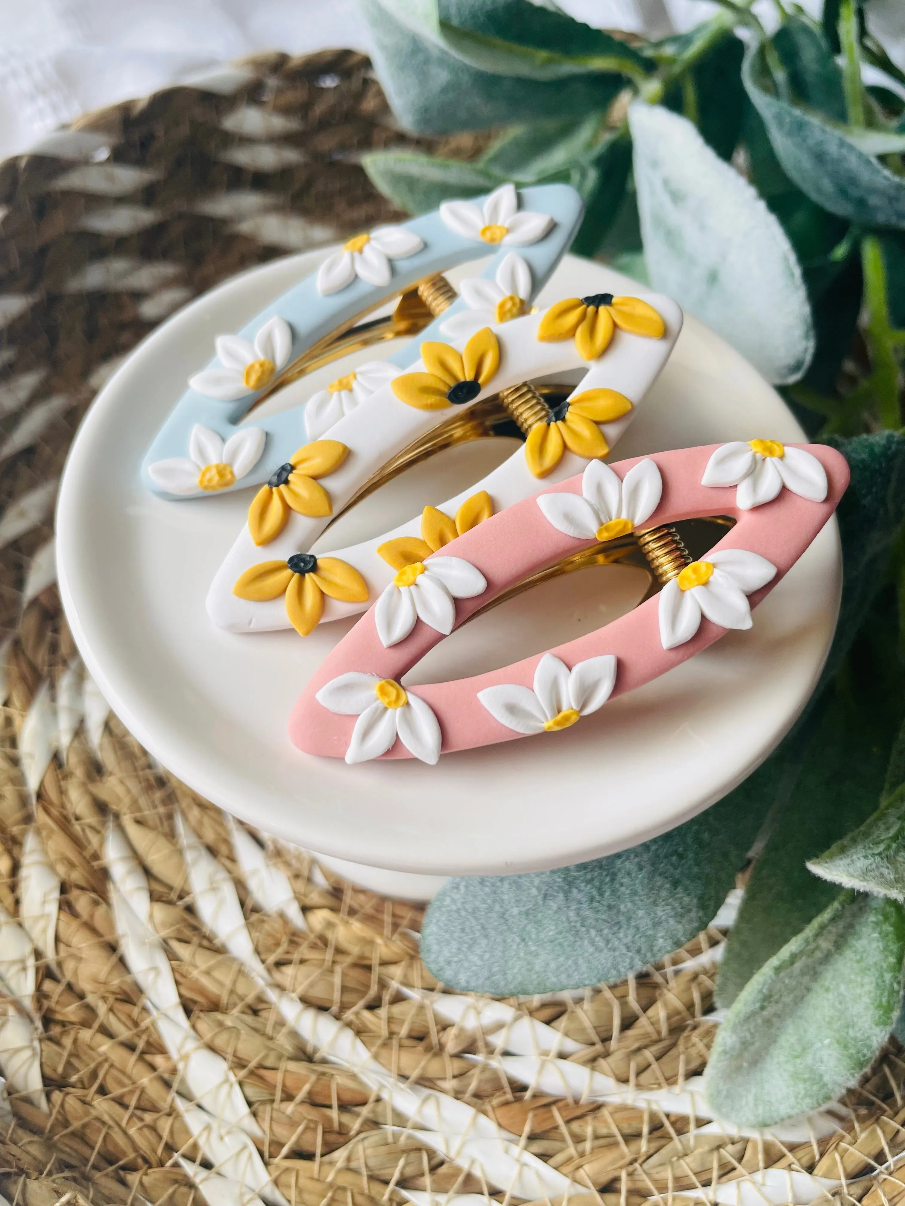 Flower Hair Clips