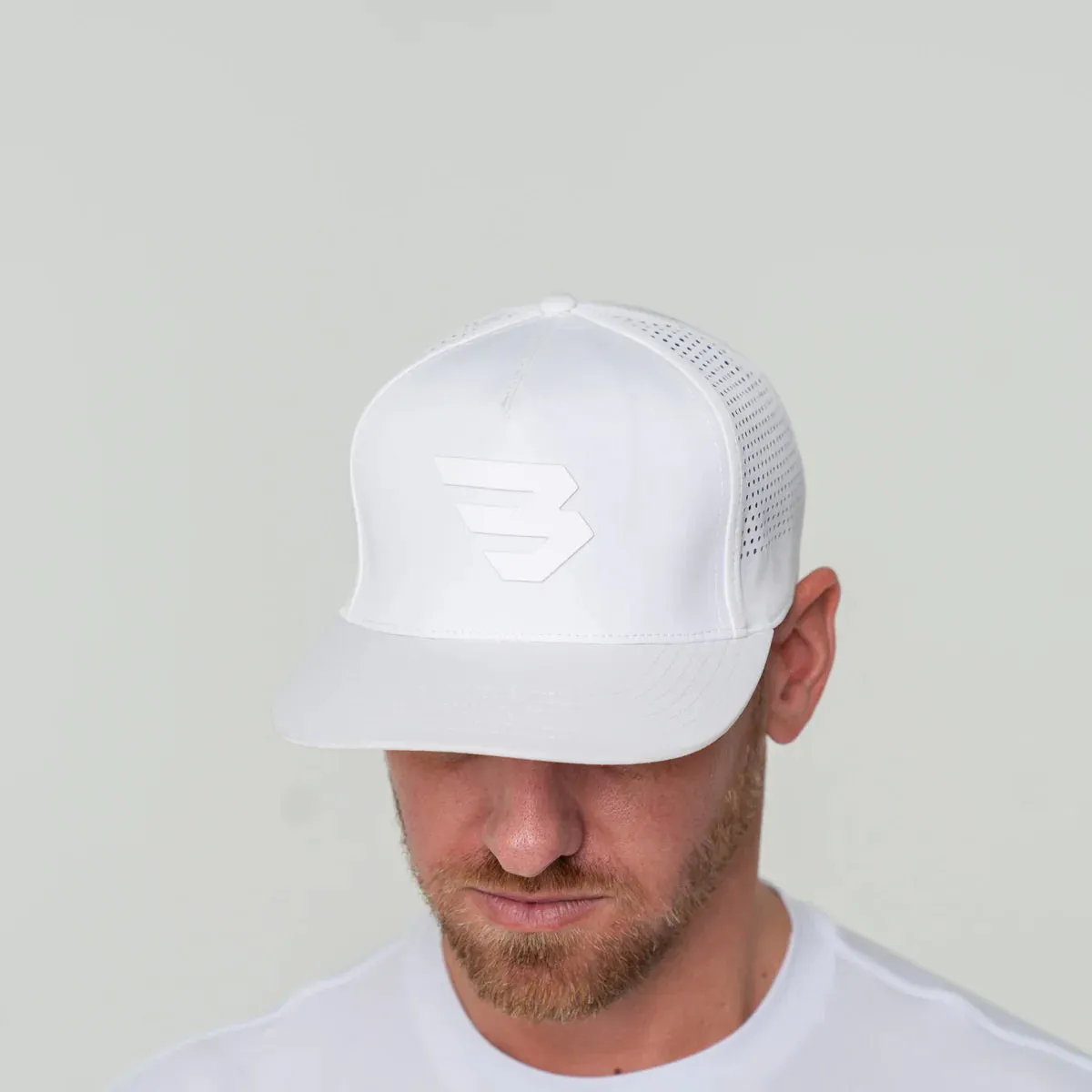 Flying B Logo White Hat