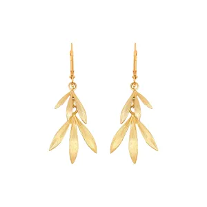 Gold Bamboo Earrings