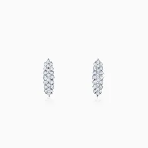 Gold Baroque Diamond Earrings