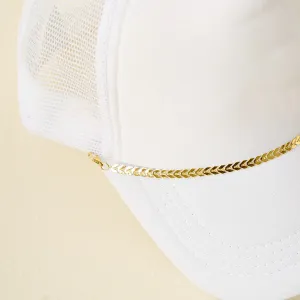 Gold Leaf Trucker Hat Chain