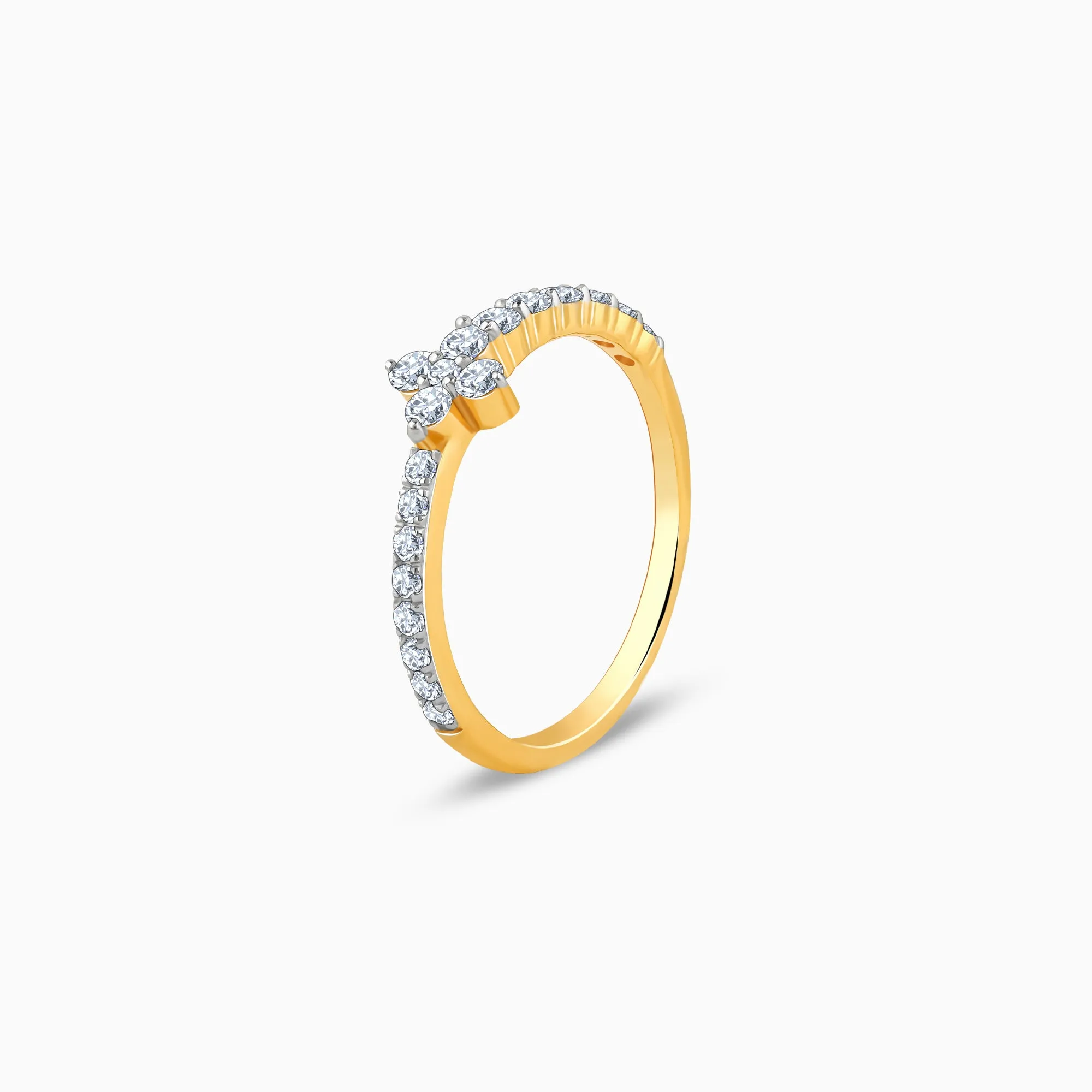 Gold My Forever Tiara Diamond Ring
