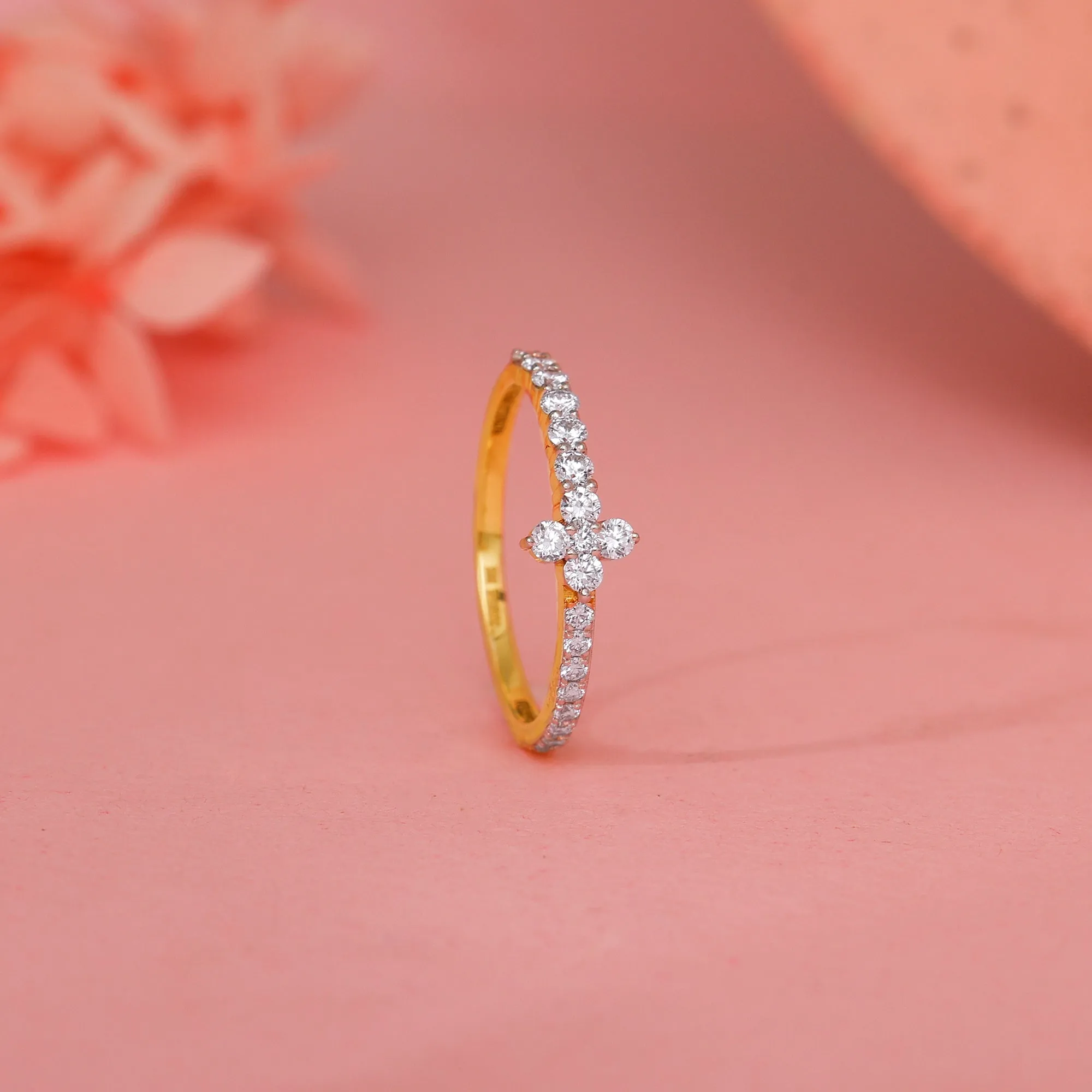 Gold My Forever Tiara Diamond Ring