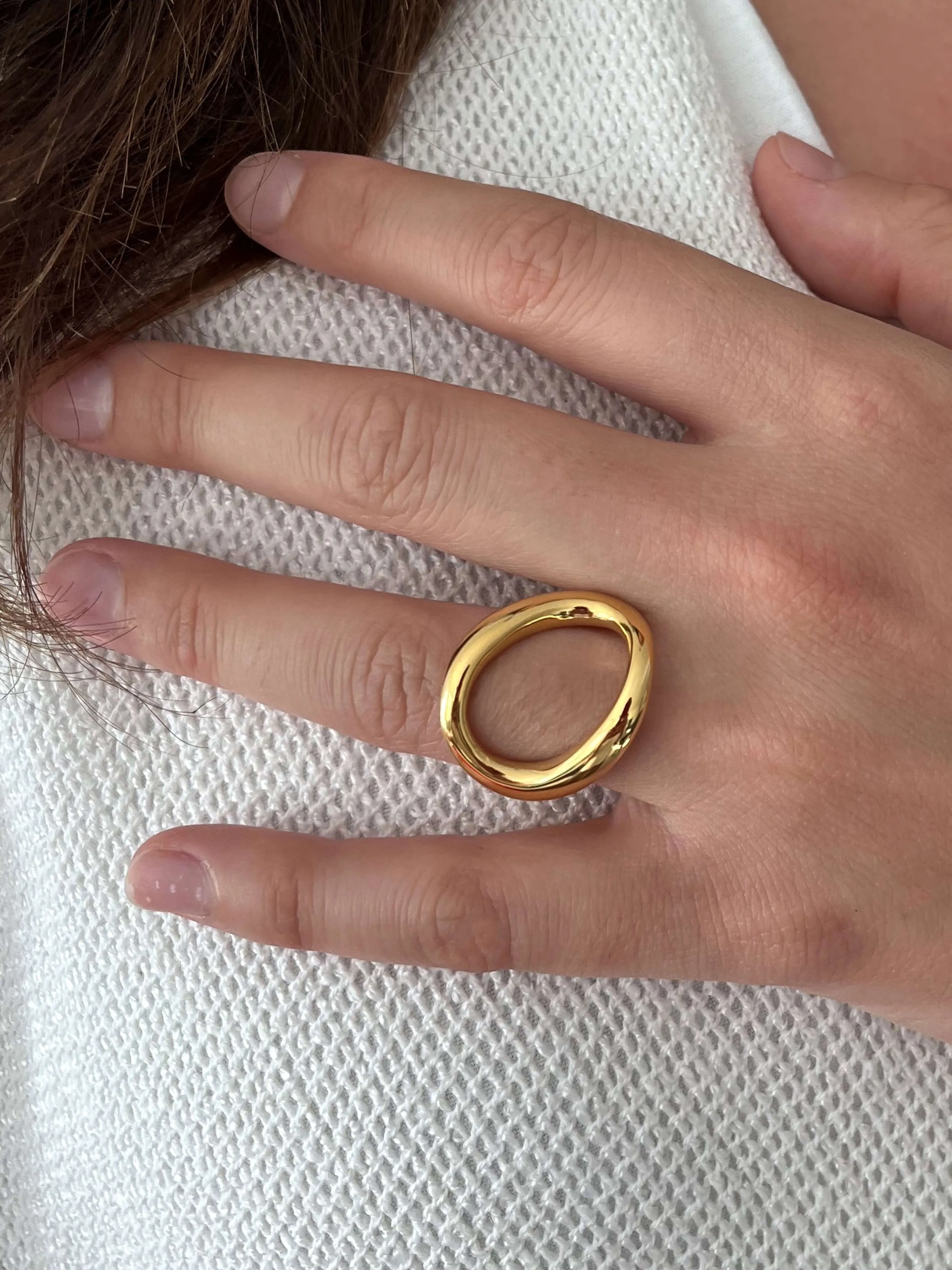 Gold ring 18k yellow gold