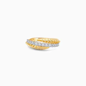 Gold Shimmering Moments Diamond Ring