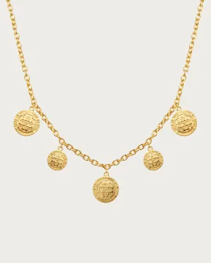 Golden Hojas Necklace