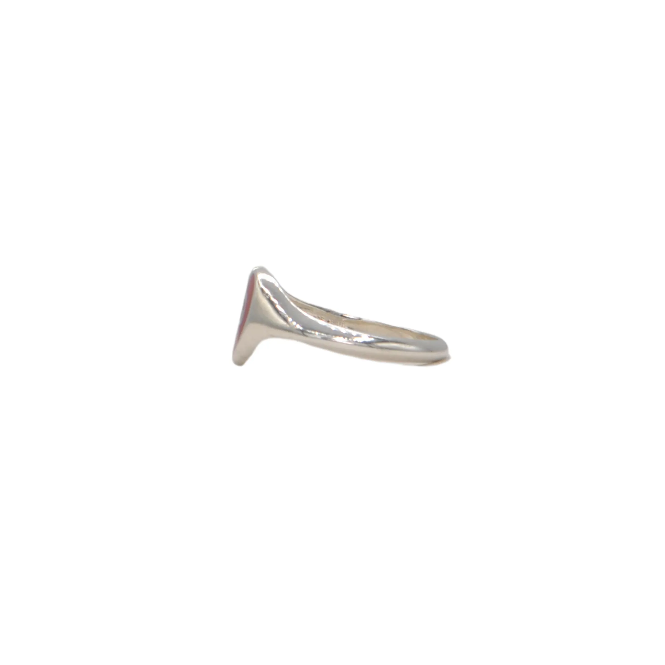 Gucci Sterling Silver Heart Ring with Interlocking G