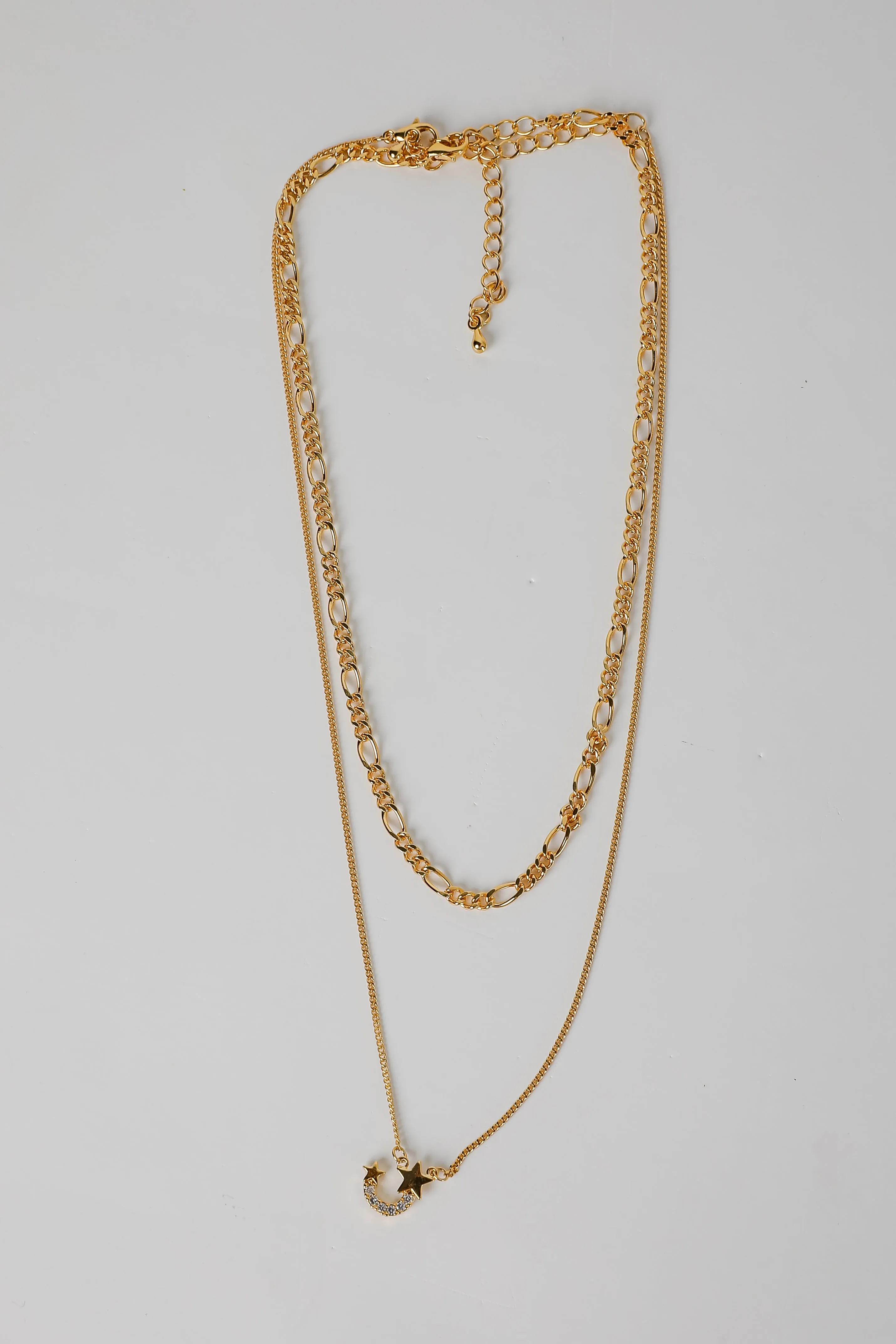Hazel Gold Layered Chain Necklace