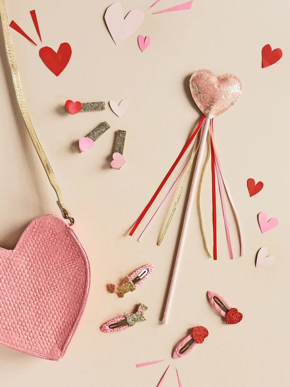 Heartbreaker Glitter Bar Clips