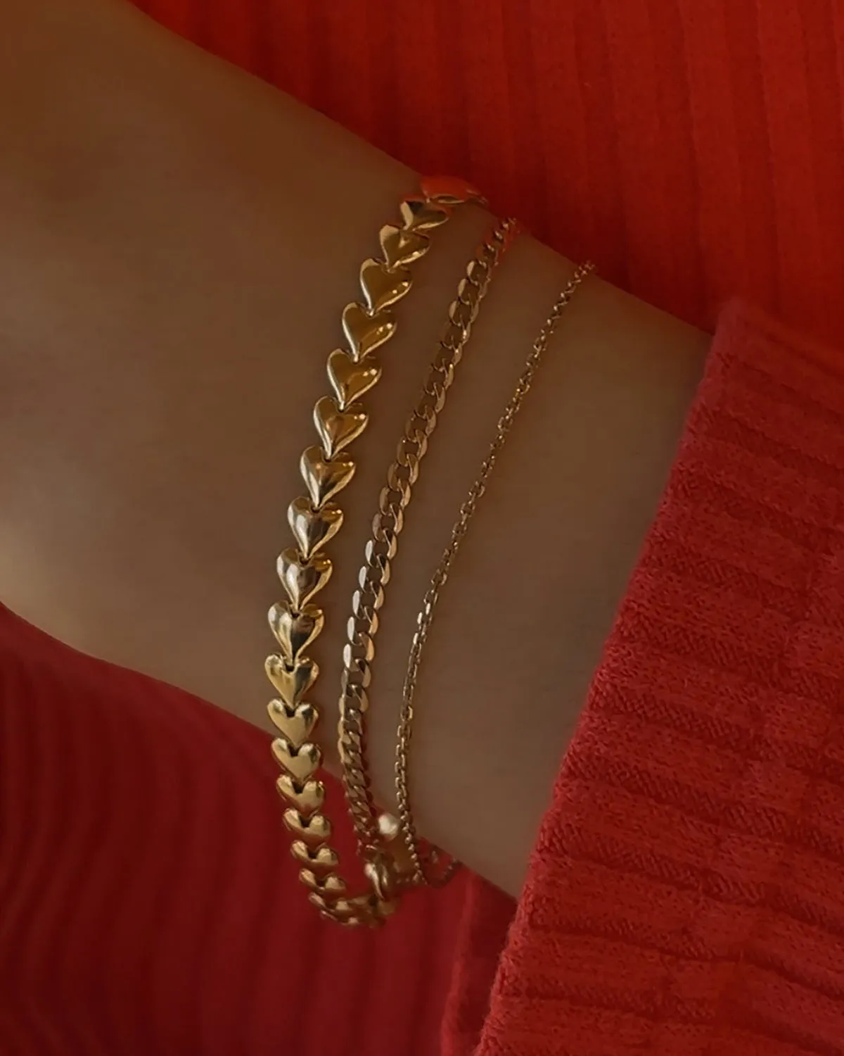 Herringheart Chain Bracelet