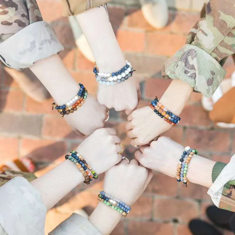 In My Heart Mini Bracelet - Army | Military Deployment Bracelet