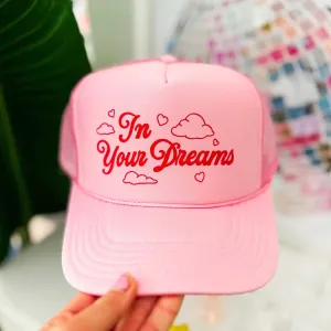 In Your Dreams Trucker Hat - Light Pink