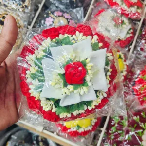 Kavita Art Multi Color Floral Hair Brooch