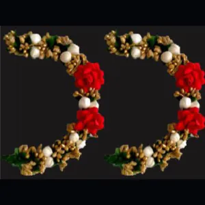 Kavya's Kreation Designer Floral Hair Brooch Combo