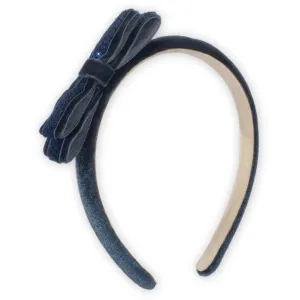 Konges Sl?jd Navy Blazer Velvet Bow Hairbrace