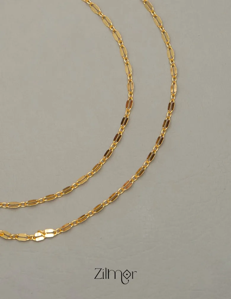 KY101729 - Gold Plated pair Anklet