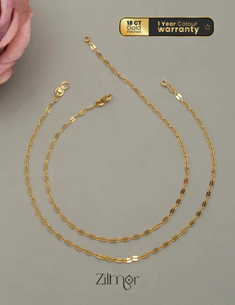 KY101729 - Gold Plated pair Anklet