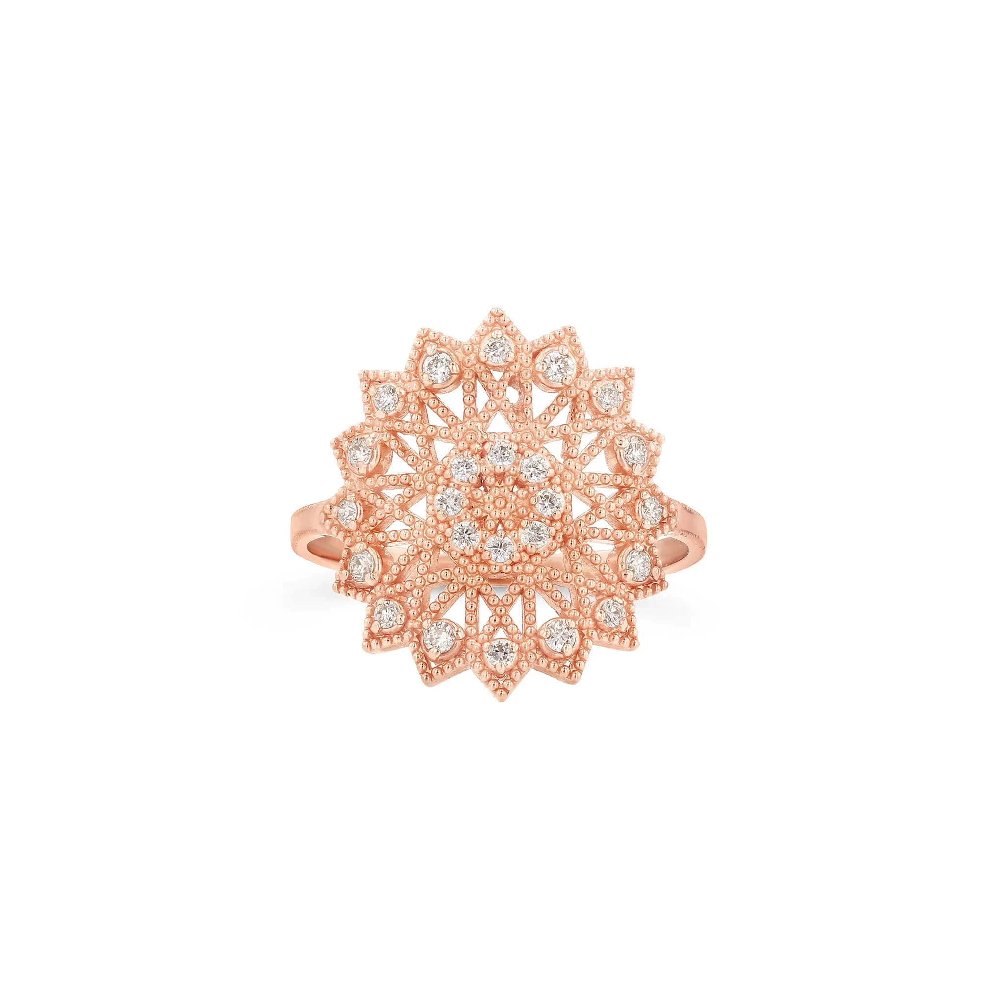 Lace Deco Ring - VI w Diamonds