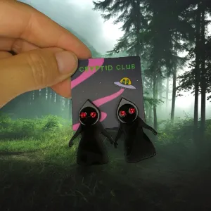 Last Chance! Cryptid Club The Flatwoods Monster Earrings