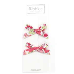 Liberty of London Schoolgirl Bows - Betsy Red