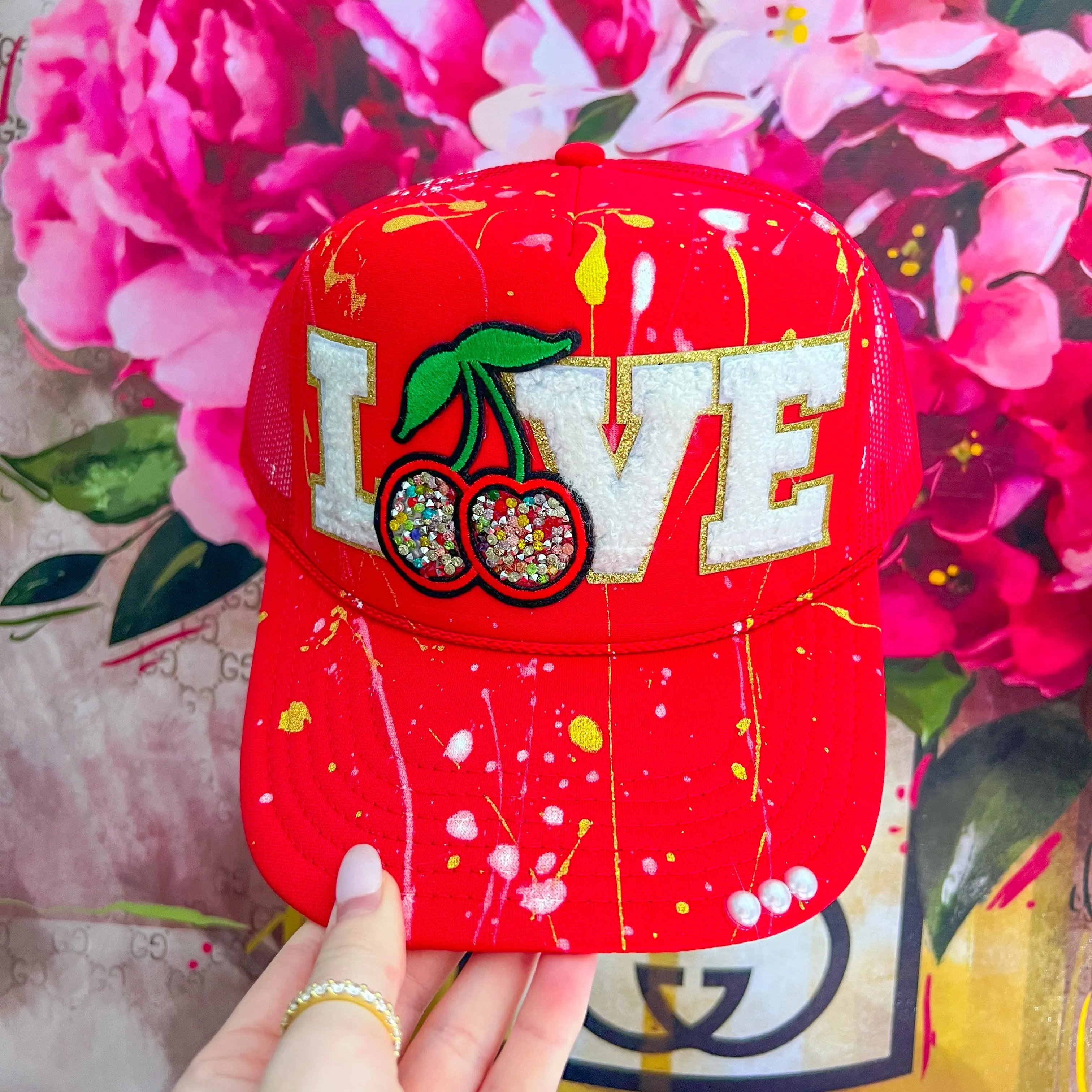 Love Trucker Hat #3 - Red