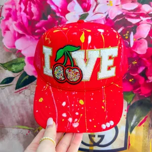 Love Trucker Hat #3 - Red