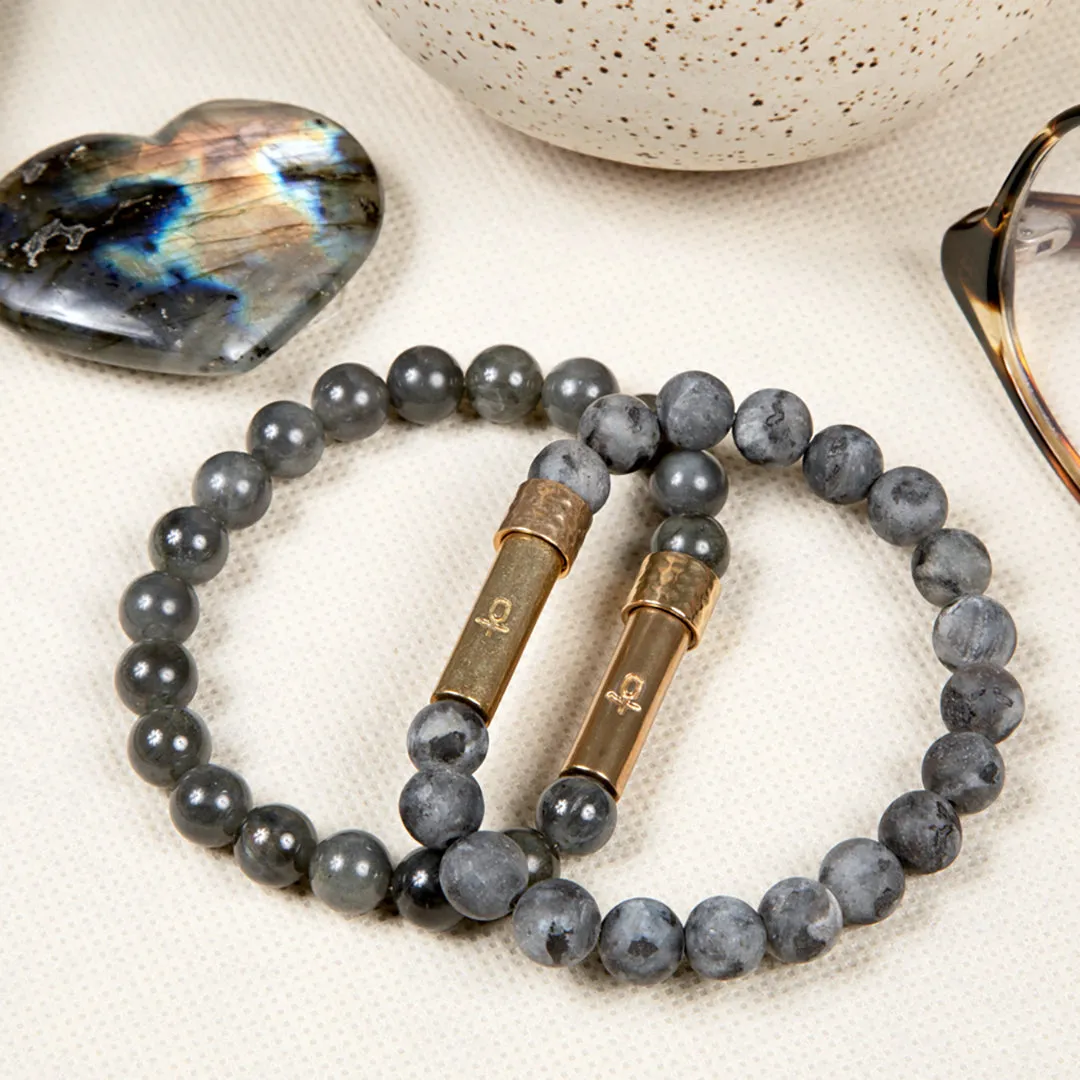 Matte Labradorite Intention Bracelet