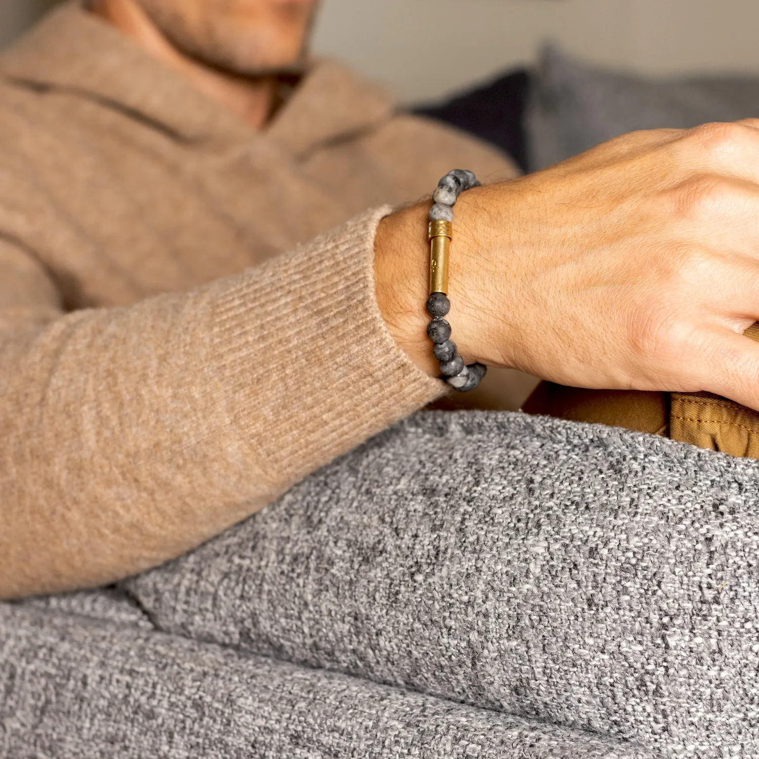 Matte Labradorite Intention Bracelet