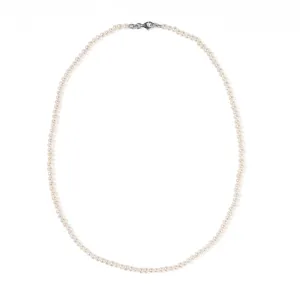 Meadowlark Micro Pearl Necklace - Sterling Silver