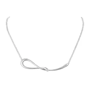 Mercy Pendant Necklace in Silver