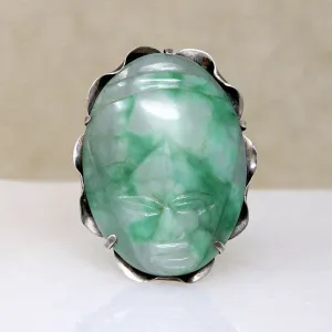 Meso-American Mask Eisenberg Original Brooch