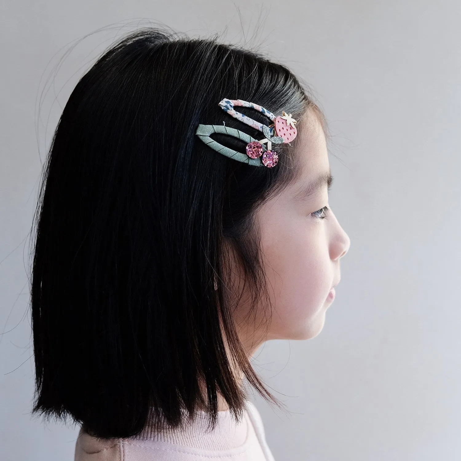 Mimi & Lula 4 Hair Clips - Fruity Floral Florence