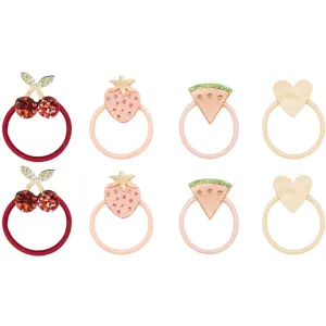 Mimi & Lula 8 Hair Elastics - Mini Fruit Florence