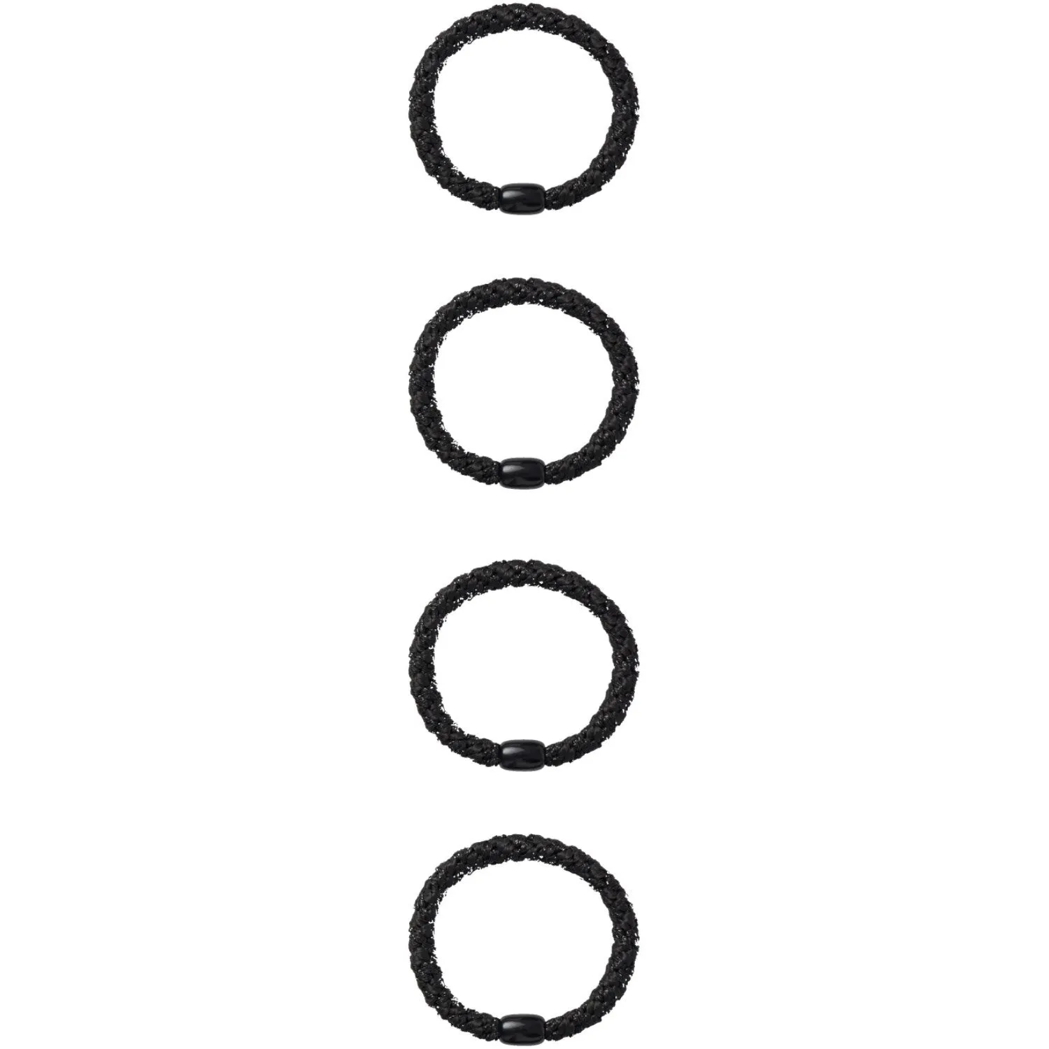 Name It Black Glitter Arise Hair elastic 4-Pack