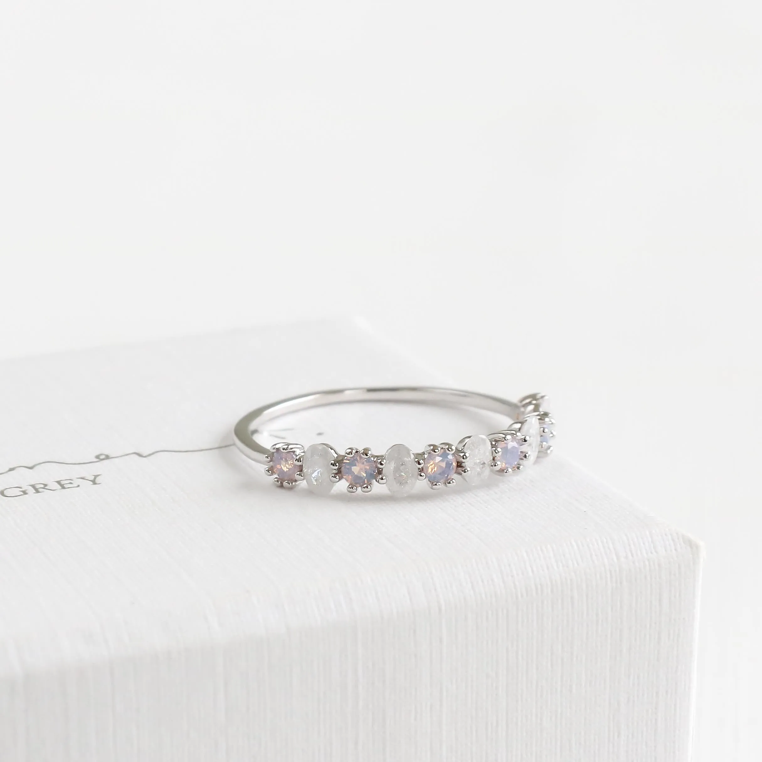 Ovie Half Eternity Ring