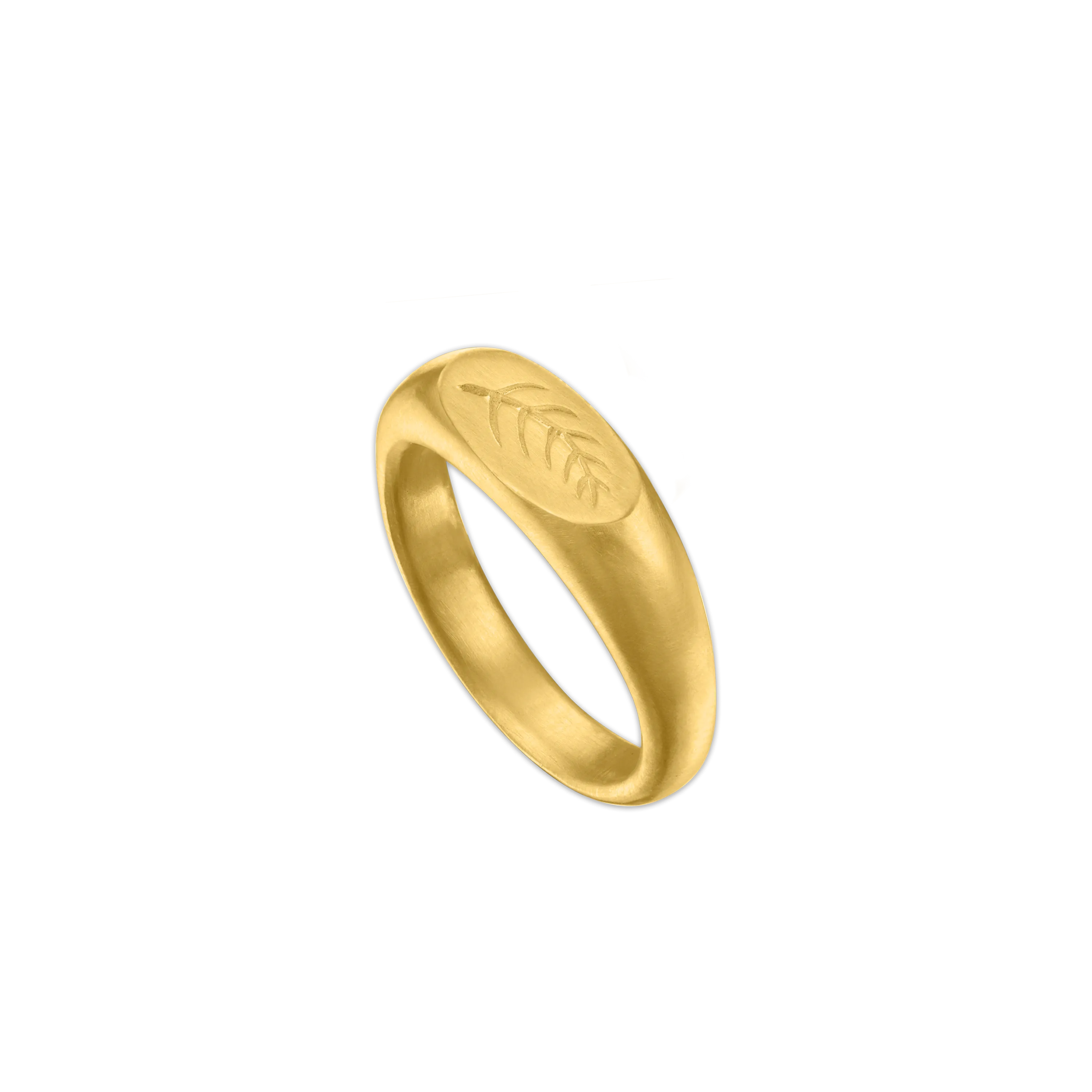 Palm Branch Intaglio Ring