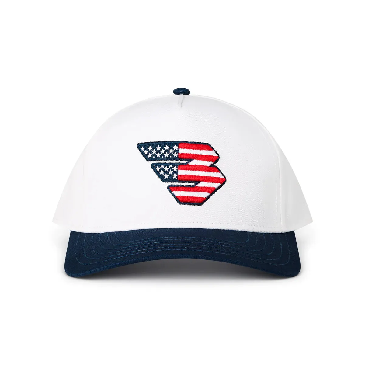 Patriotic Flying B Hat - White