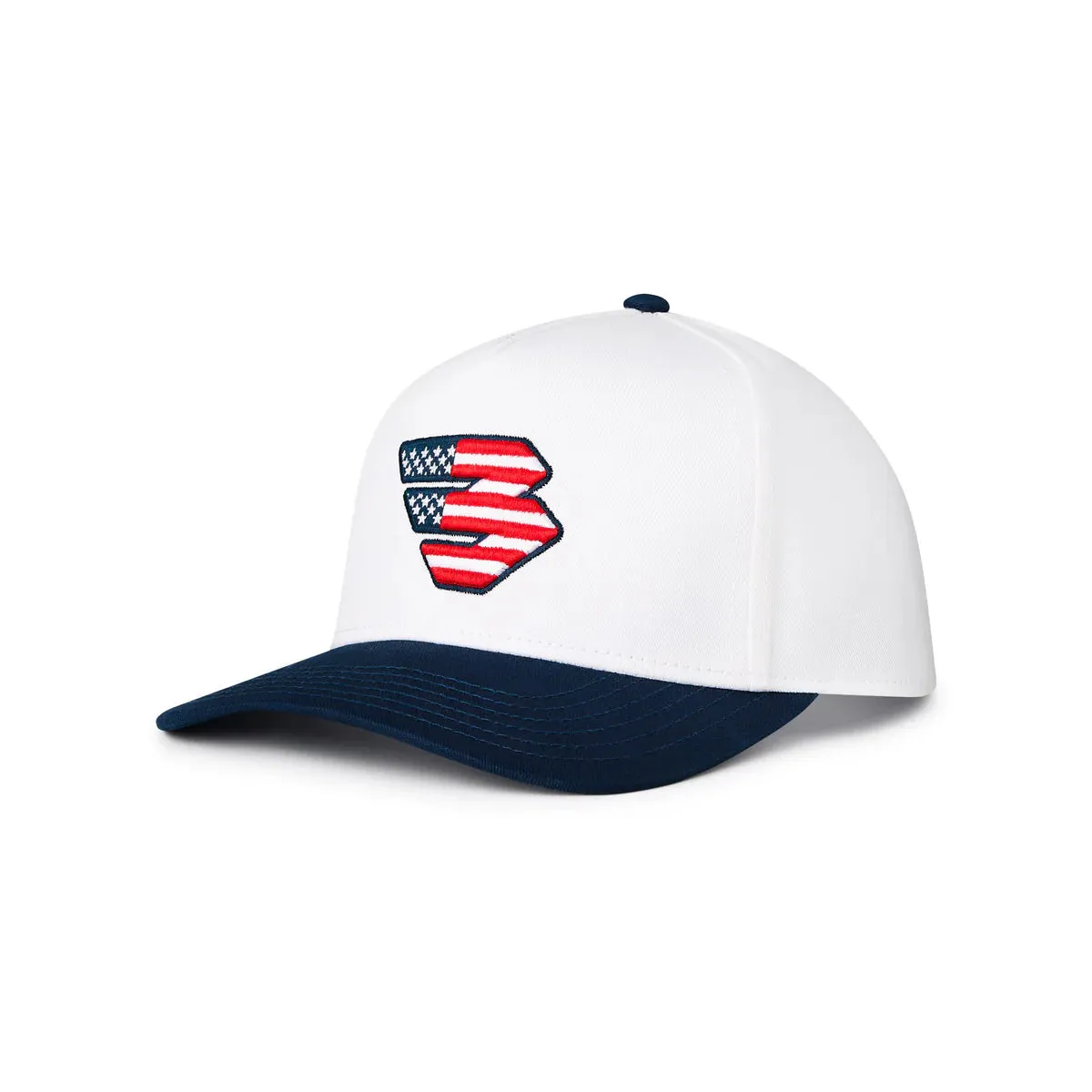 Patriotic Flying B Hat - White