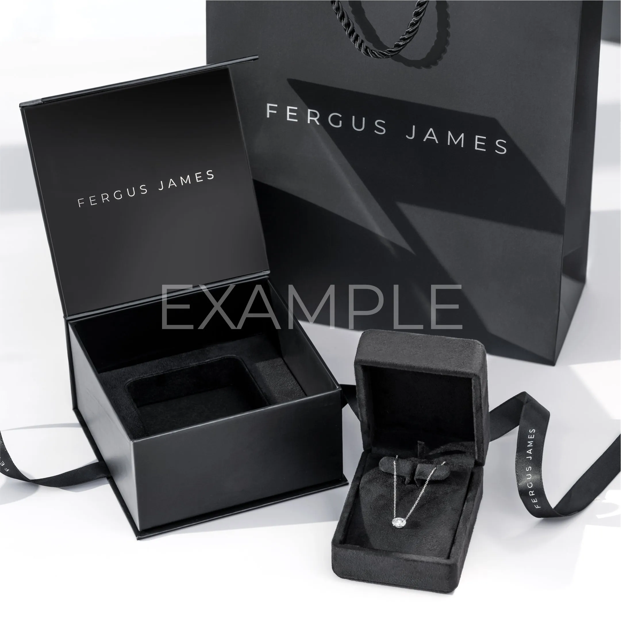 Pear Diamond Wing Pendant White Gold
