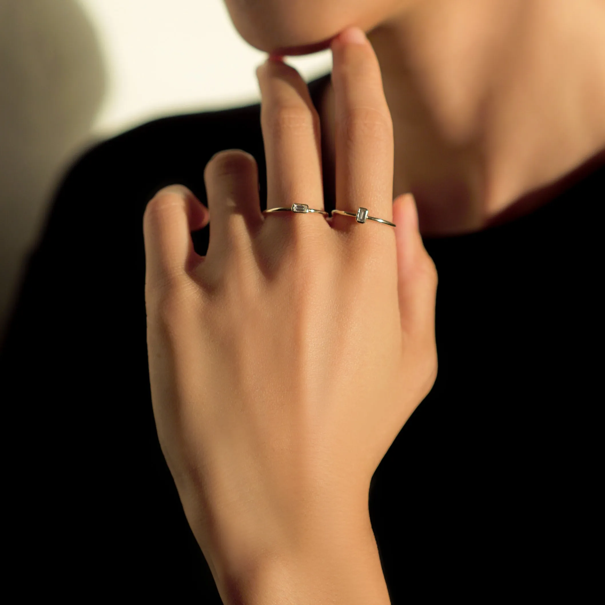 Petite Baguette Ring