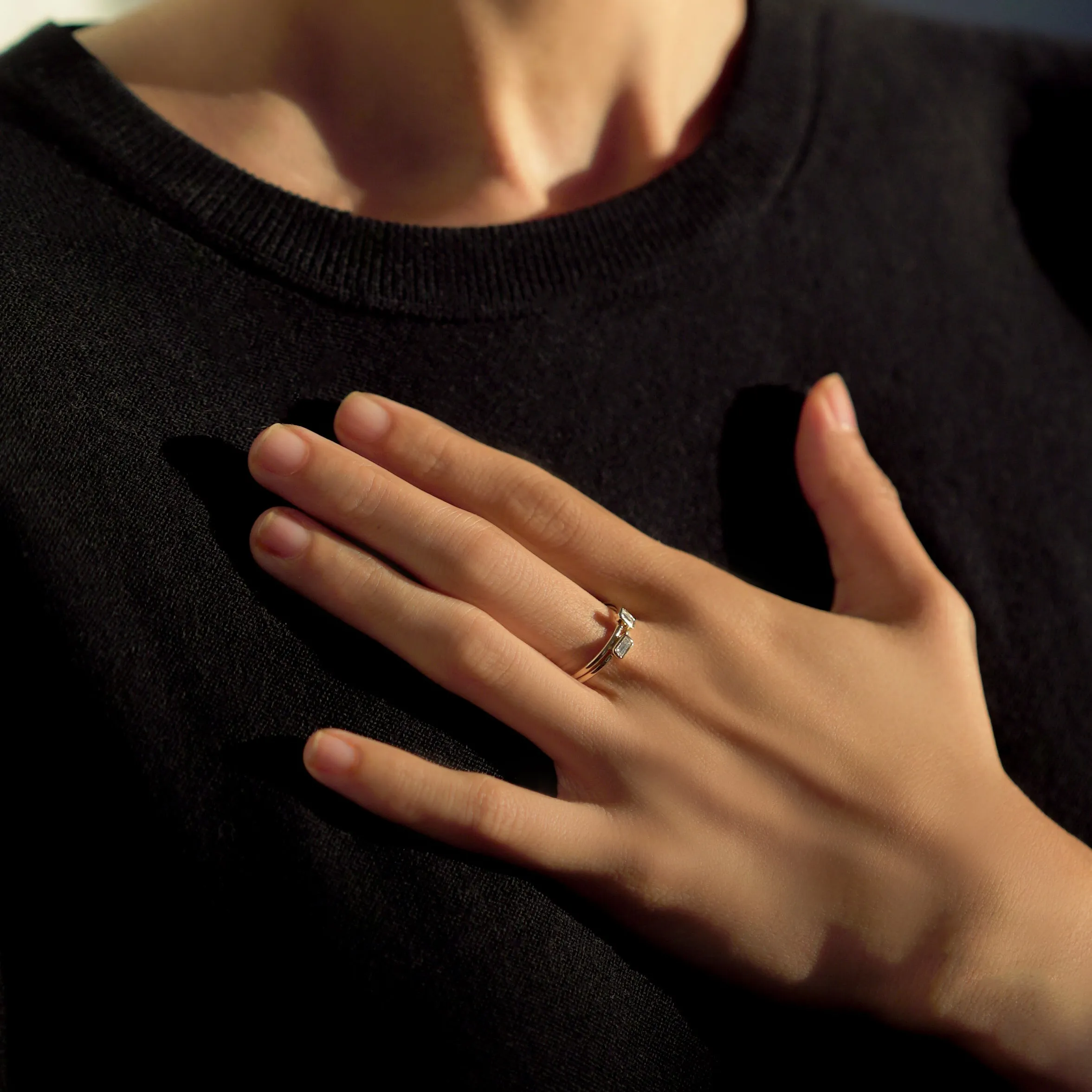 Petite Baguette Ring