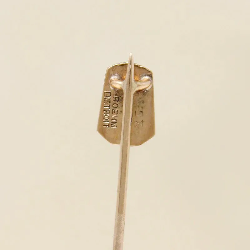 Pharaoh's Head Stick Pin Signed Roehm