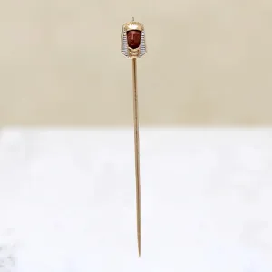 Pharaoh's Head Stick Pin Signed Roehm