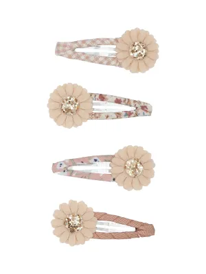 Pink Daisy Clips